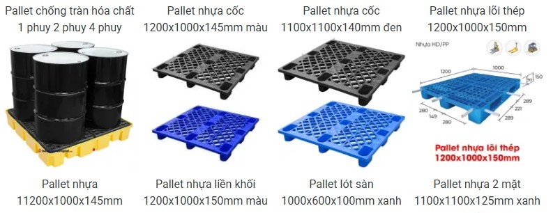 Pallet nhựa tổng hợp – Giải pháp kê hàng hiện đại cho mọi ngành nghề